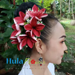 Plumeria hair clip