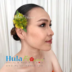 Yellow Lehua Hair Clip (XS)