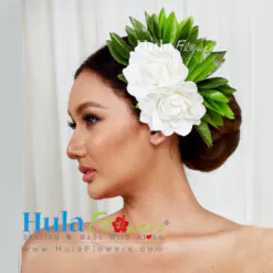 Hawaiian Gardenia Hair Clip
