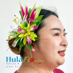 Tropical hair clip