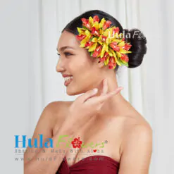 Silk Cymbidium Orchid Hair Clip