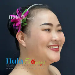 Silk Orchids headband