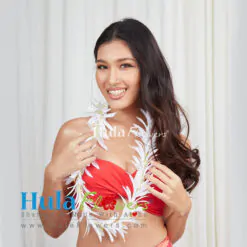 Silk Spider Lily Lei 20" long