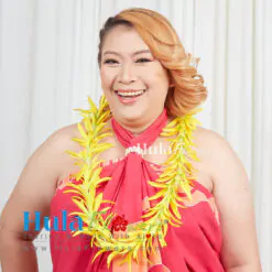 Silk Spider Lily Lei 20" long