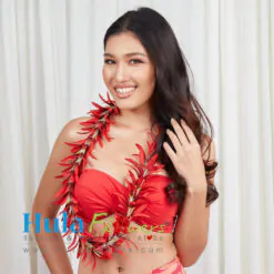 Silk Spider Lily Lei 20" long