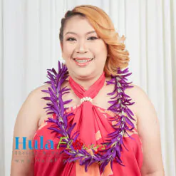 Silk Spider Lily Lei 20" long