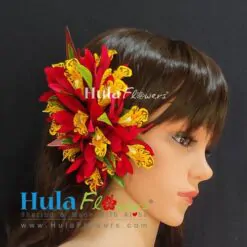Silk Cymbidium Orchid Hair Clip