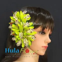 Silk Cymbidium Orchid Hair Clip