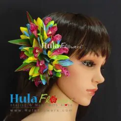 Silk Cymbidium Orchid Hair Clip