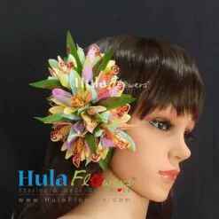 Silk Cymbidium Orchid Hair Clip