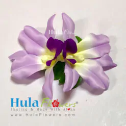 Silk Double Orchid Hair Clip - #14
