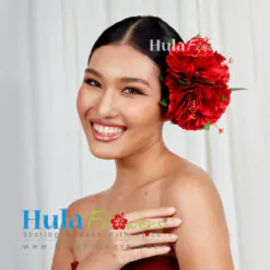 Silk Double Hibiscus Hair Clip