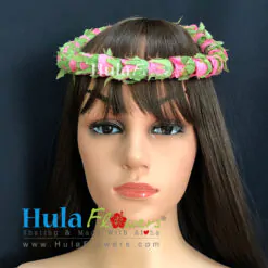 Silk Pink Rose headband