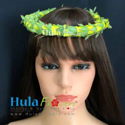 Silk Yellow Rose headband