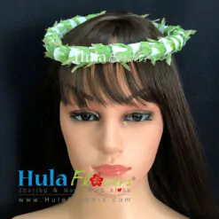 Silk White Rose headband