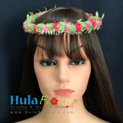 Silk Light & Dark Pink Rose headband