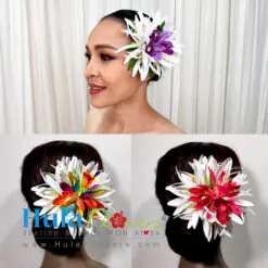 Silk Cymbidium Orchid Hair Clip