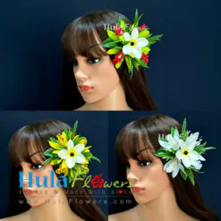 Silk Cymbidium Orchid Hair Clip