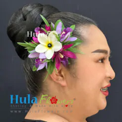 Tropical Hair Clip with pearl
