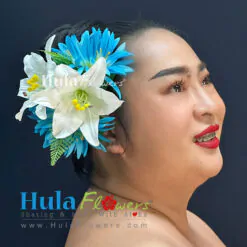 Silk Spider Lilies & Lilies Hair Clip