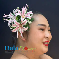 Lilies hair clip