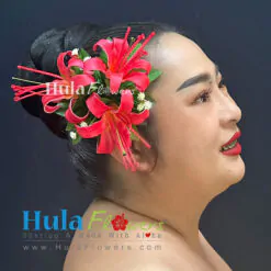 Lilies hair clip