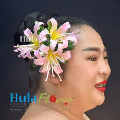 Lilies hair clip