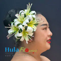 Lilies hair clip
