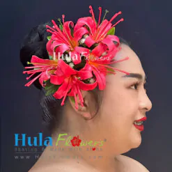Lilies hair clip