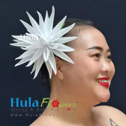 Silk Heliconia hair clip (M)