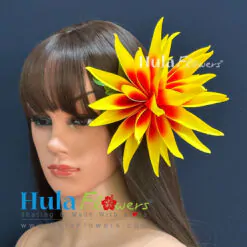 Silk Heliconia hair clip (M)