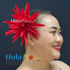 Silk Heliconia hair clip (M)