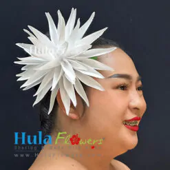 Silk Heliconia hair clip
