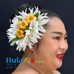 Hawaiian Pua Kenikeni & Spider Lily Hair Clip