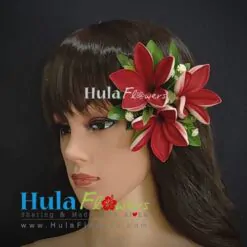 Plumeria hair clip