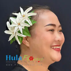 Tahitian Tiare Hair Clip