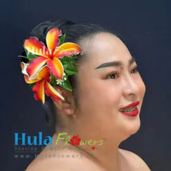 Plumeria hair clip