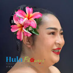 Plumeria hair clip