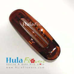 Plastic Hair Clip - Brown
