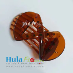 Plastic Hair Clip - Brown