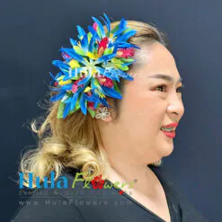 Silk Orchids & Spider lilies hair clip