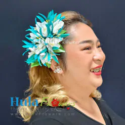 Silk Orchids & Spider lilies hair clip