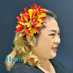 Silk Orchids & Spider lilies hair clip