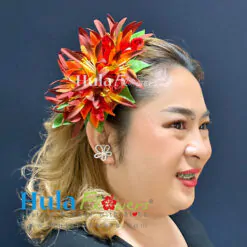 Silk Orchids & Spider lilies hair clip
