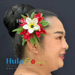 Tropical Hair Clip with pearl