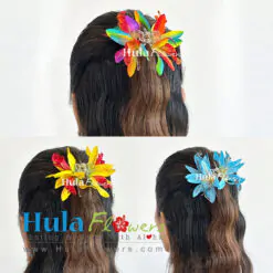 Silk Orchids Claw clip