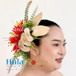 Tropical Flower hair clip