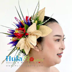 Tropical Flower hair clip