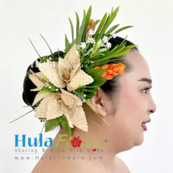 Tropical Flower hair clip