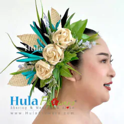 Tropical Flower hair clip